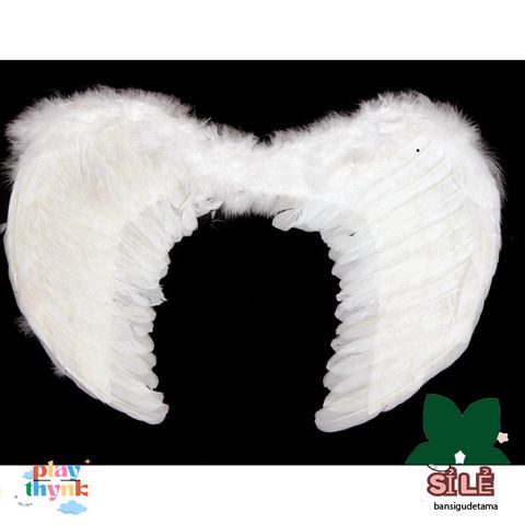 Cánh Thiên Thần Trắng Cosplay - Đồ Hóa Trang Cho Bé, Phù Hợp Với Nhiều Kích Thước, Chất Liệu Lông Giả, Lễ Hội Chụp Ảnh