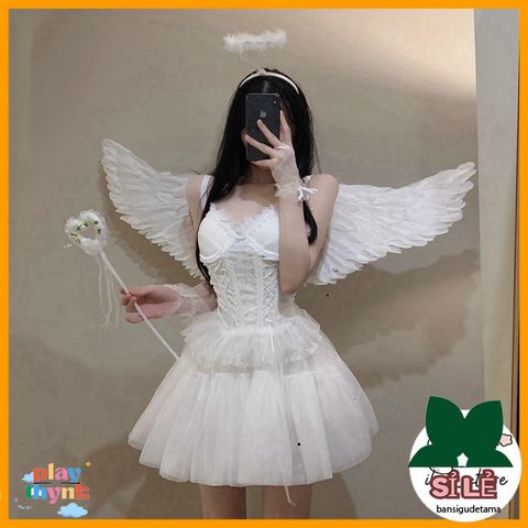 Cánh Thiên Thần Lộng Lẫy - Hóa Trang Noel & Halloween - Phụ Kiện Lễ Hội Thời Trang Nữ