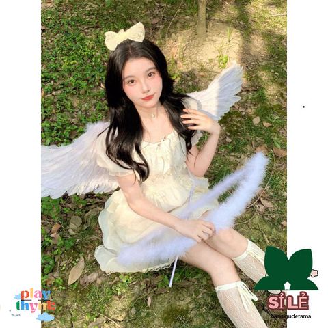 Cánh Thiên Thần Lộng Lẫy - Hóa Trang Noel & Halloween - Phụ Kiện Lễ Hội Thời Trang Nữ