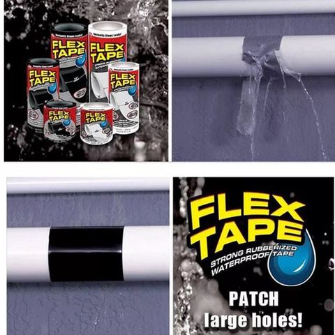 Băng Keo Chống Nước Siêu Dính Flex Tape - Dính Chắc, Chịu Thấm Nước, Giải Pháp Sửa Chữa Hiệu Quả Cho Gia Đình