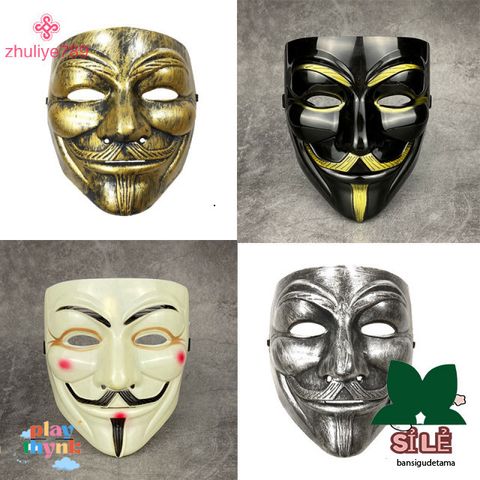 Mặt Nạ Vendetta Bí Ẩn - Phụ Kiện Halloween, Cosplay và Bữa Tiệc Giáng Sinh Cho Người Lớn, Quà Tặng Phong Cách Điện Ảnh