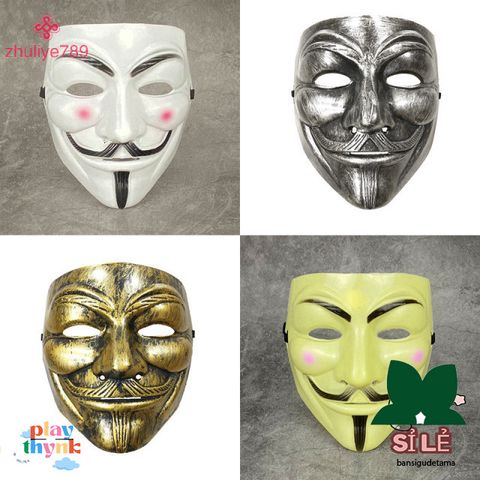 Mặt Nạ Vendetta Bí Ẩn - Phụ Kiện Halloween, Cosplay và Bữa Tiệc Giáng Sinh Cho Người Lớn, Quà Tặng Phong Cách Điện Ảnh