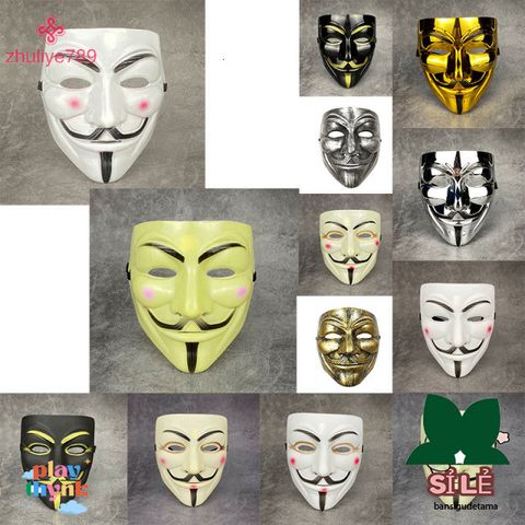 Mặt Nạ Vendetta Bí Ẩn - Phụ Kiện Halloween, Cosplay và Bữa Tiệc Giáng Sinh Cho Người Lớn, Quà Tặng Phong Cách Điện Ảnh