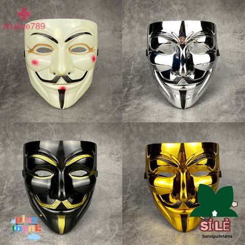 Mặt Nạ Vendetta Bí Ẩn - Phụ Kiện Halloween, Cosplay và Bữa Tiệc Giáng Sinh Cho Người Lớn, Quà Tặng Phong Cách Điện Ảnh