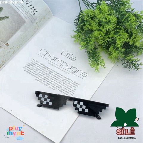 Kính Mát Thug Life Đẳng Cấp - Kính Râm Cá Tính Pixel Thế Giới Vũ Trường Dành Cho Nam Nữ, Bảo Vệ UV400, Thiết Kế Thời Trang