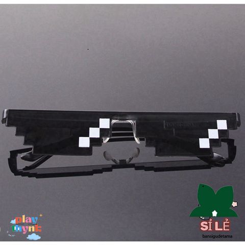 Kính Mắt Thug Life 6 Chấm Nhiều Màu - Phụ Kiện Siêu Ngầu Cho Gamer và Tín Đồ Minecraft