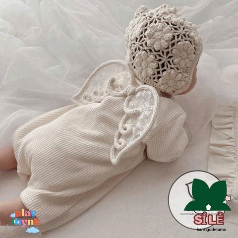 Cánh Thiên Thần Nữ LACE ANGEL WINGS - Phụ Kiện Chụp Ảnh và Decor Phòng Cho Bé - Handmade Từ L.MIN