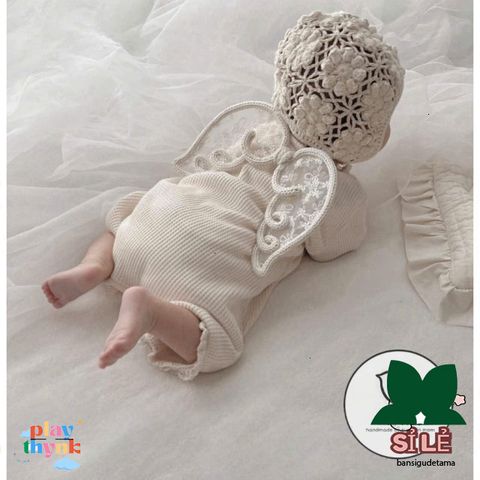 Cánh Thiên Thần Nữ LACE ANGEL WINGS - Phụ Kiện Chụp Ảnh và Decor Phòng Cho Bé - Handmade Từ L.MIN