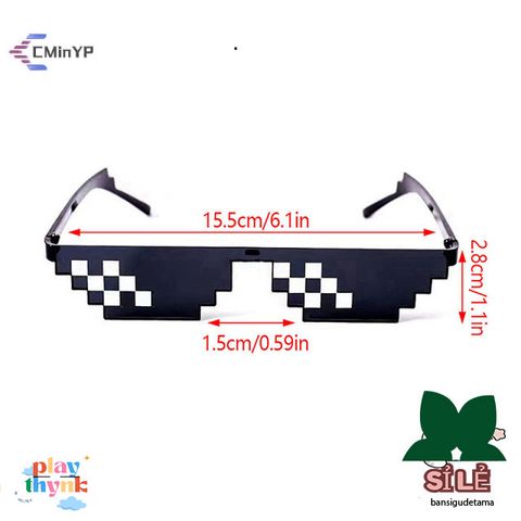 Kính Mát Pixel Retro Thời Trang Game Thủ - Kính Râm Độc Đáo Trung Tính Cao Cấp Cho Nam Nữ
