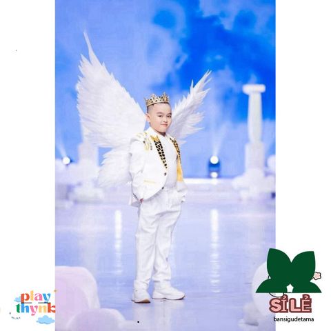 Cánh Thiên Thần Ngược Dễ Thương - Phụ Kiện Chụp Ảnh, Trang Trí Tiệc, Biểu Diễn Thời Trang, Cỡ S