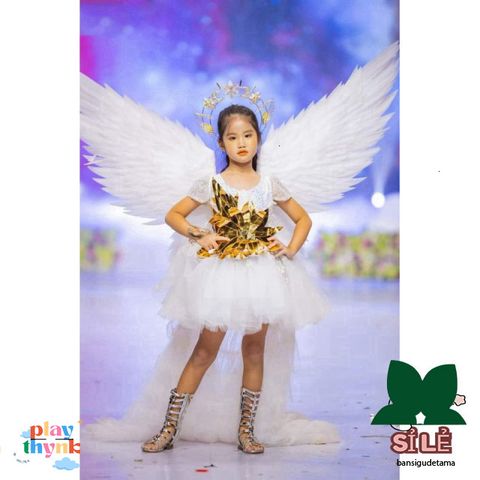 Cánh Thiên Thần Ngược Dễ Thương - Phụ Kiện Chụp Ảnh, Trang Trí Tiệc, Biểu Diễn Thời Trang, Cỡ S