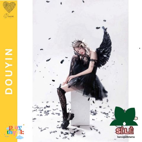 Cánh Thiên Thần Đen - Phụ Kiện Hóa Trang Halloween Cho Nữ Cosplay Công Chúa, Đồ Đi Mừng Giáng Sinh, Tiệc Hóa Trang, Chụp Ảnh