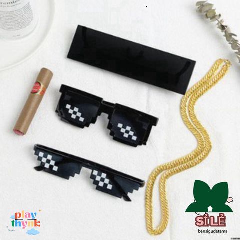 Kính Thug Life Like A Boss - Sunglasses Hot Trend Siêu Ngầu, Chất Liệu ABS Cao Cấp, Phù Hợp Nam Nữ, 6 Mẫu Độc Đáo