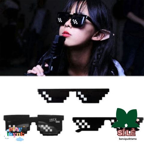 Kính Thug Life Like A Boss - Sunglasses Hot Trend Siêu Ngầu, Chất Liệu ABS Cao Cấp, Phù Hợp Nam Nữ, 6 Mẫu Độc Đáo