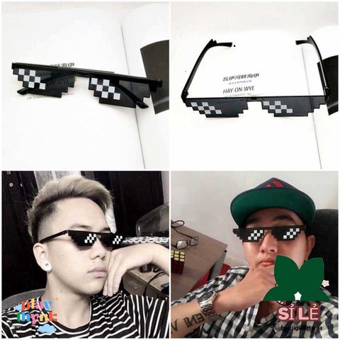 Kính Thug Life Like A Boss - Sunglasses Hot Trend Siêu Ngầu, Chất Liệu ABS Cao Cấp, Phù Hợp Nam Nữ, 6 Mẫu Độc Đáo