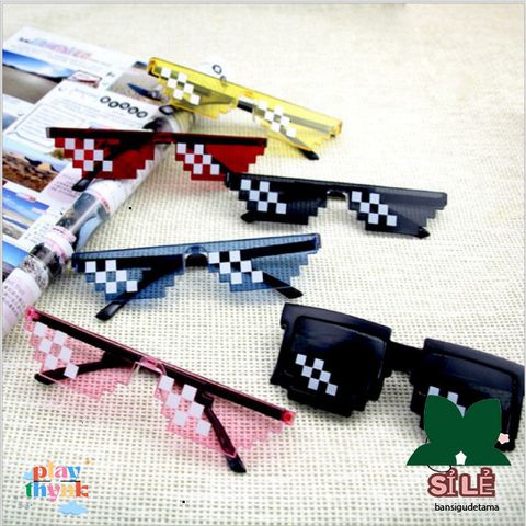 Kính Mắt Thug Life 6 Chấm Nhiều Màu - Phụ Kiện Thời Trang Đẳng Cấp Dành Cho Game Thủ