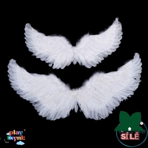 Cánh Thiên Thần Hóa Trang Cho Bé Gái - Phụ Kiện Lễ Hội Halloween & Giáng Sinh, Cánh Lông Vũ Đẹp và Nhẹ, Quà Tặng Tuyệt Vời