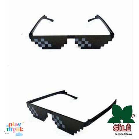 Kính Thug Life - Kính Mắt Chống Tia UV, Phong Cách Độc Đáo Dành Cho Gamer, Gọng Kính Gập Gọn, Thể Hiện Cá Tính