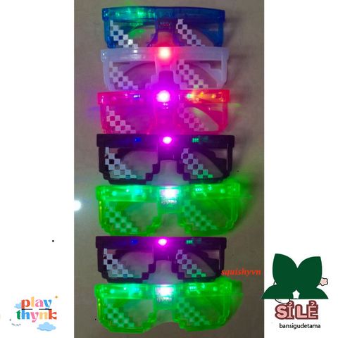 Kính LED Phát Sáng Đa Sắc Thời Trang - Phụ Kiện Tiệc Tùng, Dạo Phố, Quà Tặng Sinh Nhật, Tăng Không khí Lễ Hội