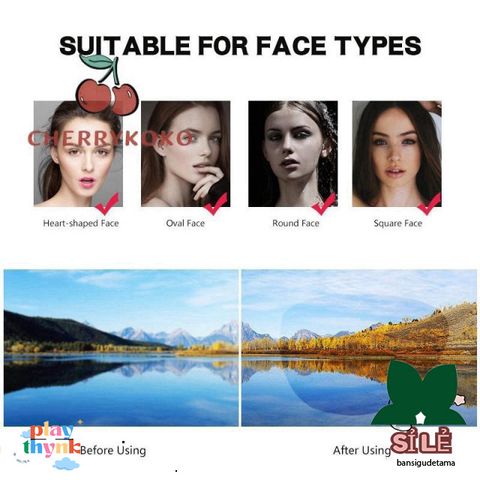 Kính Mát Thuglife Cherry - Kính Râm Pixel Khảm Thời Trang Độc Đáo, Bảo Vệ UV400, Phong Cách Hài Hước Cho Dịp Tiệc, Du Lịch