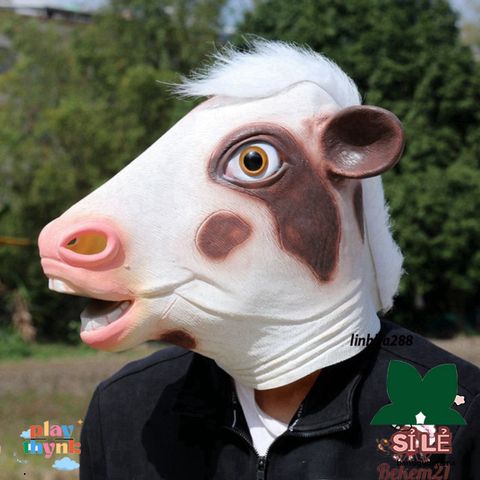 Mặt Nạ Hóa Trang Silicone Hình Cá Sáng Tạo Cho Người Lớn - Thích Hợp Halloween, Cosplay, 6 Màu Sắc Độc Đáo