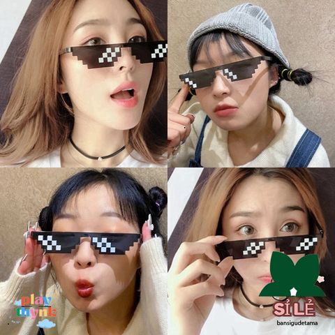 Kính Mát Thug Life Phong Cách Độc Đáo cho Nam Nữ - UV400, Kính Râm Cá Tính, Hợp Thời Trang và Chống Chói