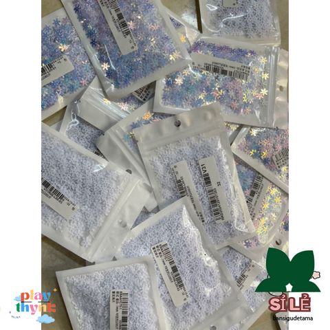 Bông Tuyết Nhân Tạo Trang Trí Giáng Sinh - 1000 Chiếc Sequins 1.5cm/2cm/3cm Đồ Trang Trí Cây Thông Noel Sáng Tạo