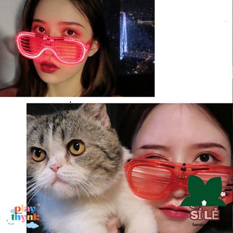 Kính Mắt LED Đa Sắc Thời Trang - Kính Thuglife Nhấp Nháy Cho Tiệc, Bar, Lễ Hội - Item Vui Nhộn Dành Cho Giới Trẻ