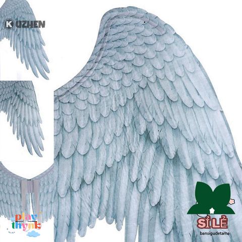 Cánh Thiên Thần và Quỷ Dữ KUZHEN - Phụ Kiện Halloween Độc Đáo Cho Lễ Hội, Kích Thước Người Lớn và Trẻ Em, Vải Polyester Mềm Mại