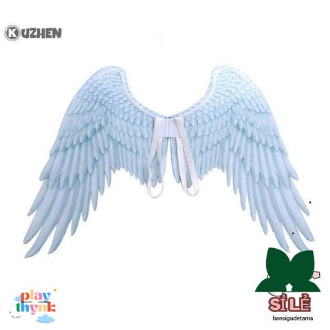 Cánh Thiên Thần và Quỷ Dữ KUZHEN - Phụ Kiện Halloween Độc Đáo Cho Lễ Hội, Kích Thước Người Lớn và Trẻ Em, Vải Polyester Mềm Mại
