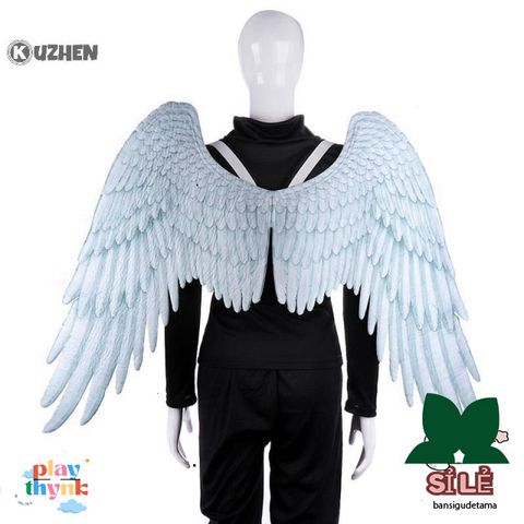 Cánh Thiên Thần và Quỷ Dữ KUZHEN - Phụ Kiện Halloween Độc Đáo Cho Lễ Hội, Kích Thước Người Lớn và Trẻ Em, Vải Polyester Mềm Mại