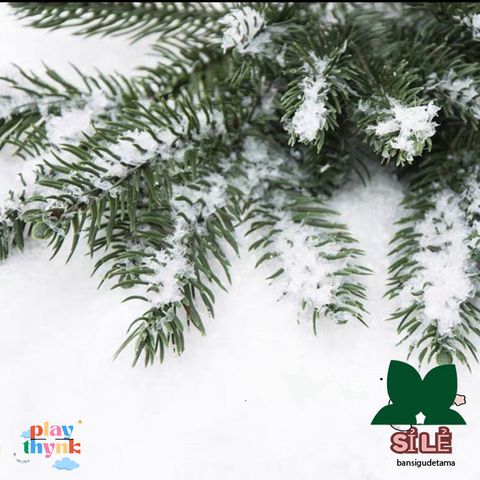 Bột Tuyết Nhân Tạo Trang Trí Giáng Sinh 100G - Tuyết Giả An Toàn, Trang Trí Cây Thông Noel, Quầy Mua Sắm