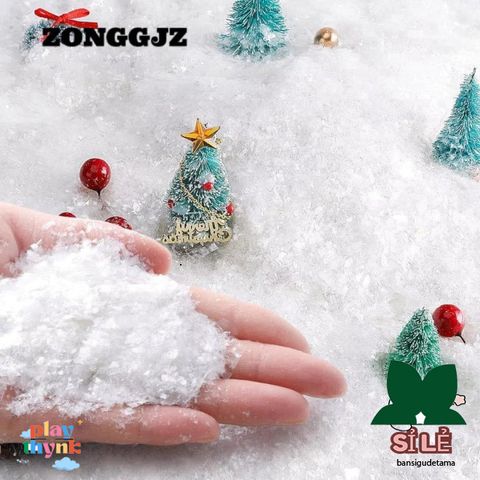Bột Tuyết Nhân Tạo 20g/100g - Trang Trí Giáng Sinh và Mùa Đông - Tuyết Giả Màu Trắng Tự Làm, Thủ Công Mỹ Nghệ Bông Tuyết