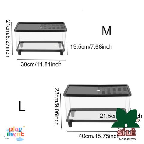 Bể Nuôi Côn Trùng FOUNDTWO - Terrarium Trong Suốt An Toàn Cho Thằn Lằn và Nhện, Dễ Quan Sát và Thoáng Khí