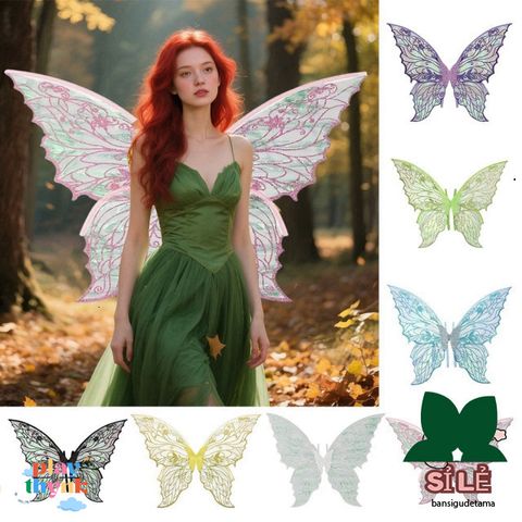 Bộ Trang Phục Cánh Thiên Thần Lấp Lánh cho Trẻ Em - Đôi Cánh Cosplay Ngộ Nghĩnh Dịp Lễ, Tiệc Hóa Trang, Chụp Ảnh