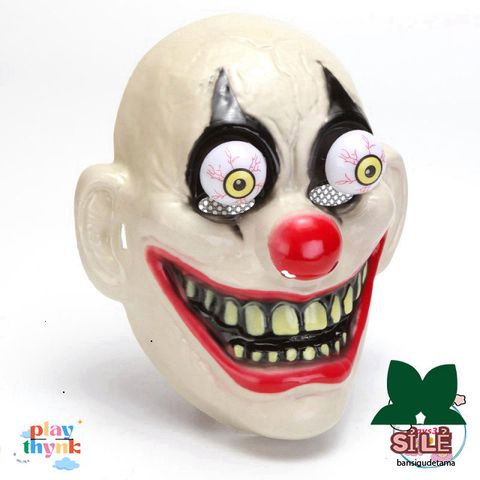 Mặt Nạ Halloween Kinh Dị Ác Quỷ Lòi Mắt - Trang Phục Hóa Trang Vui Nhộn Cho Tiệc Hay Sự Kiện