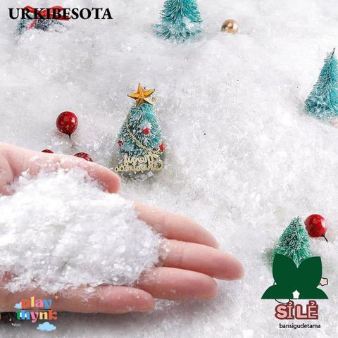 Bột Tuyết Nhân Tạo URKIBESOTA 20/100g - Trang Trí Giáng Sinh và Thủ Công Mùa Đông - Bông Tuyết Đa Sắc Cho Dự Án Lễ Hội