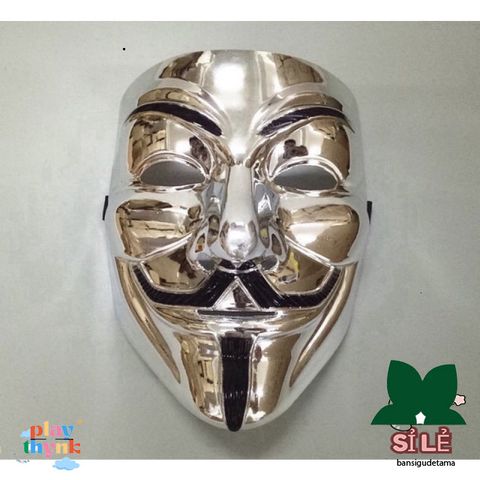 Mặt Nạ Anonymous - Phụ Kiện Thời Trang Hacker Vendetta Độc Đáo Cho Lễ Hội Trung Thu