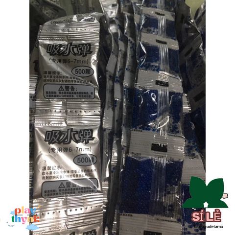 Bộ 5 Gói Hạt Thạch Nở Ngâm Nước Đa Sắc Màu - Văn Phòng Phẩm Sáng Tạo Cho Không Gian Làm Việc Thêm Lung Linh