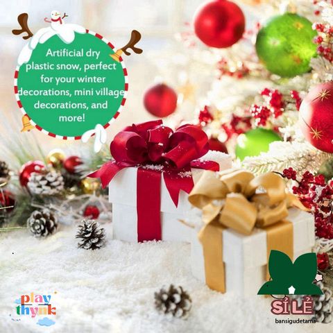 Bột Tuyết Nhân Tạo WAPKTY 50g - Bông Tuyết Trang Trí Giáng Sinh DIY, Bột Tuyết Giả Magic Snow Dùng Để Tạo Không Khí Lễ Hội