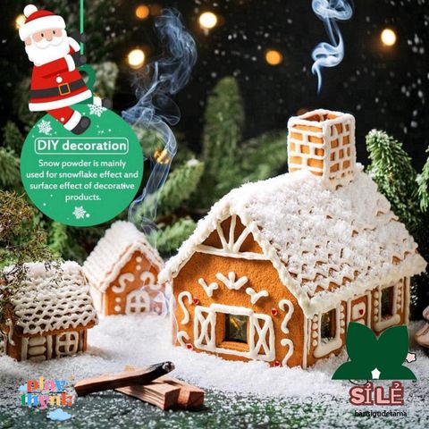 Bột Tuyết Nhân Tạo WAPKTY 50g - Bông Tuyết Trang Trí Giáng Sinh DIY, Bột Tuyết Giả Magic Snow Dùng Để Tạo Không Khí Lễ Hội