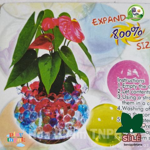 Bộ 24 Gói Hạt Bông Pha Lê Nở Bảy Màu - Hạt Thủy Tinh Ngâm Nước Trang Trí Hồ Cá và Cây Cảnh An Toàn cho Trẻ Em