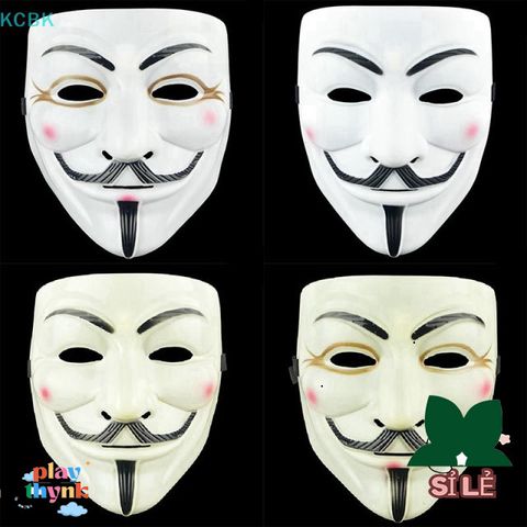 Mặt Nạ V for Vendetta Guy Fawkes - Phụ Kiện Halloween Độc Đáo Cho Người Lớn - Trang Phục Cosplay Biểu Diễn