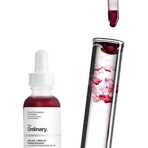 Tẩy Da Chết Hóa Học The Ordinary AHA 30% + BHA 2% Peeling Solution 30ml - Giúp Da Sáng Khỏe Mịn Màng, Ngăn Ngừa Mụn Chính Hãng