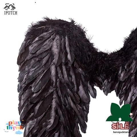 Cánh Thiên Thần Lông Vũ 3D Cosplay - Phụ Kiện Hóa Trang Halloween, Thời Trang Độc Đáo cho Tiệc Lễ Hội