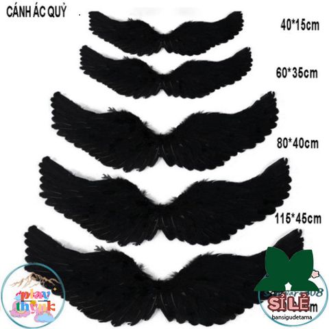 Cánh Thiên Thần Cosplay - Đôi Trắng và Đen Huyền Bí Cho Tiệc Hóa Trang và Sự Kiện Đặc Biệt