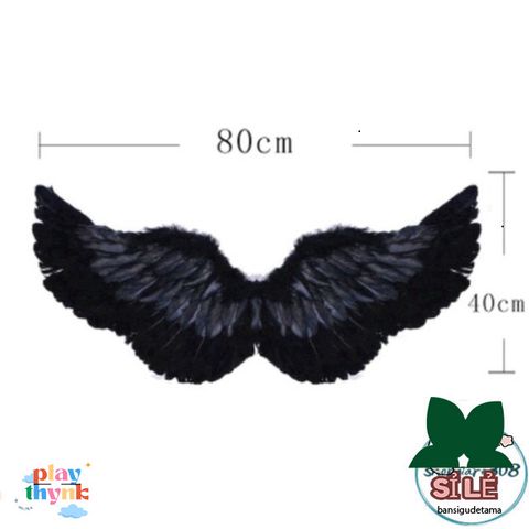 Cánh Thiên Thần Cosplay - Đôi Trắng và Đen Huyền Bí Cho Tiệc Hóa Trang và Sự Kiện Đặc Biệt