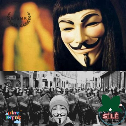 Mặt Nạ V for Vendetta Guy Fawkes - Phụ Kiện Cosplay Halloween Độc Đáo, Phong Cách Hacker Cho Tiệc Tùng và Lễ Hội