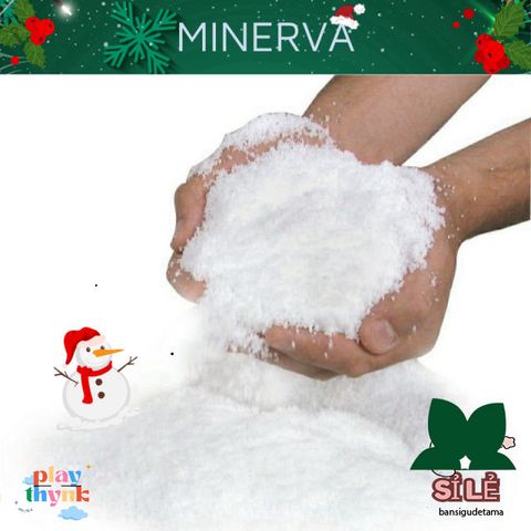 Bộ 10 Túi Bột Tuyết Nhân Tạo Trang Trí Giáng Sinh - Phụ Kiện Làm Slime Sáng Tạo, An Toàn, Không Độc Hại