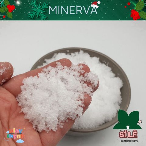 Bộ 10 Túi Bột Tuyết Nhân Tạo Trang Trí Giáng Sinh - Phụ Kiện Làm Slime Sáng Tạo, An Toàn, Không Độc Hại